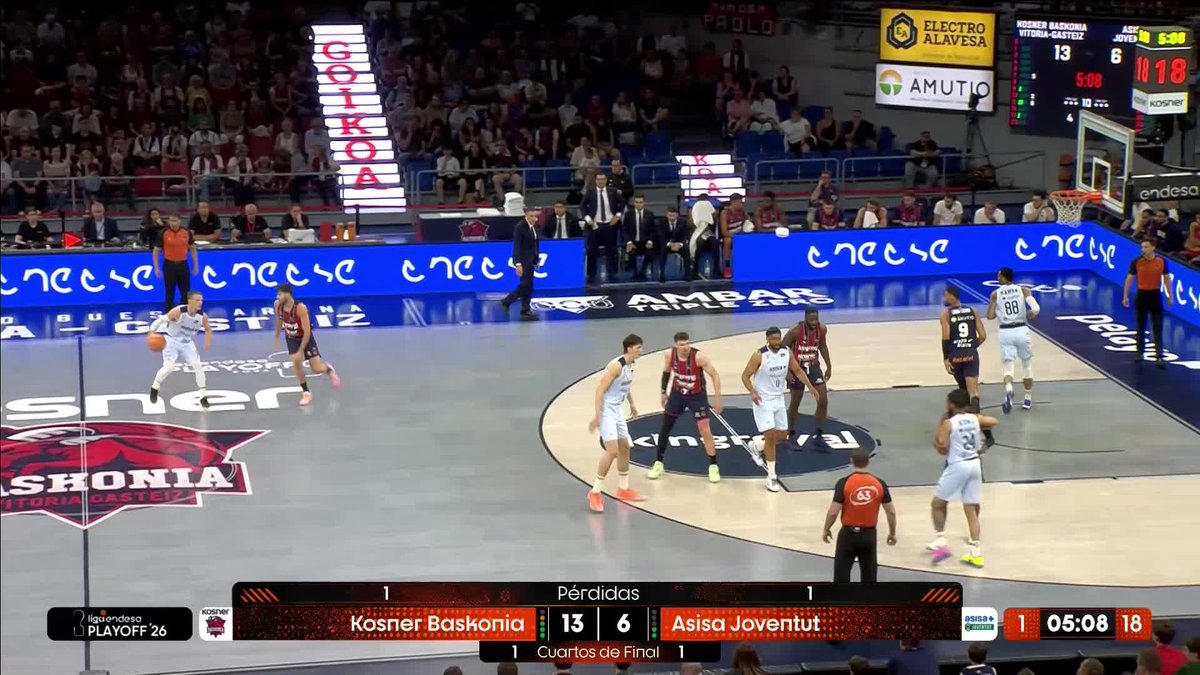 ☄️ Ludde Håkanson calentando la muñeca 📺 DAZN España | #PlayoffLigaEndesa | Club Joventut Badalona