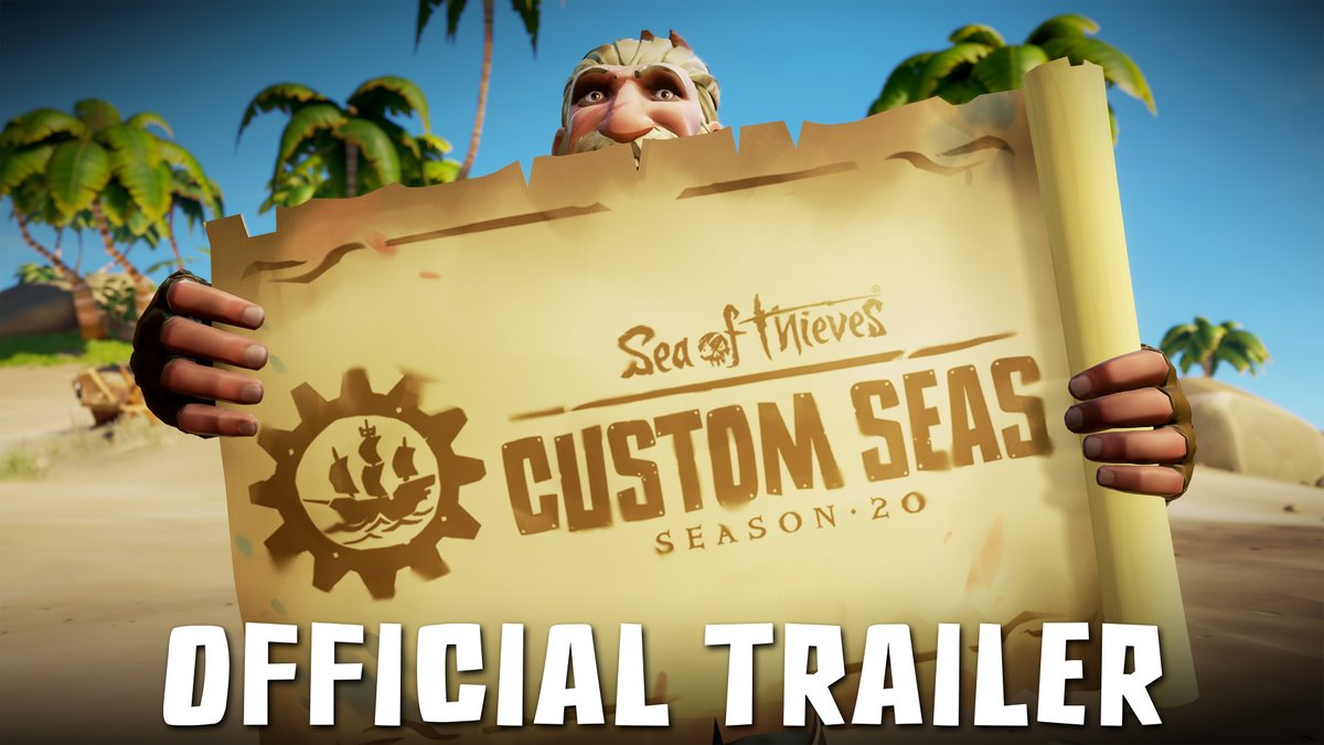 🗝️ We're giving you the keys to the seas 🗝️ From hosting multi-crew hangouts and concocting competitive game modes, to simply snapping stunning screenshots with a Free Camera, Season 20 invites all pirates to enjoy the Sea of Thieves session of their dreams with Custom Seas!