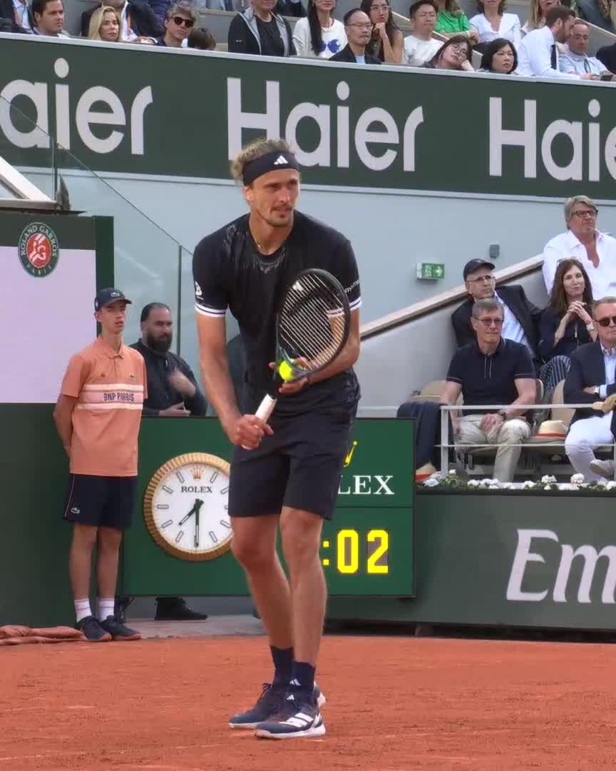 HAY PUNTOS QUE CAMBIAN CARRERAS. ESTE DE ALEXANDER ZVEREV PUEDE SER UNO DE ELLOS...