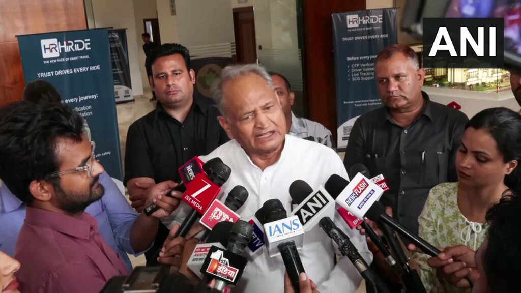 #WATCH | Jaipur, Rajasthan: Former Chief Minister Ashok Gehlot says, "Sachin Pilot was made a Union Minister, and I helped in that process. Yet, he never acknowledged it in his statements—a fact I have a grievance about. He knows I helped him. When he called me, I told him I had spoken on his behalf and that he would become a minister. But he never voiced this himself. It is hurtful to me. If he had simply told his friends that Ashok Gehlot helped me, I would have been deeply touched. Why didn't he say it? When he was calling me and requesting my help to become a minister, and I helped him, wasn't it his duty to acknowledge it later? He didn't say it, and that is why matters have escalated to this point..."