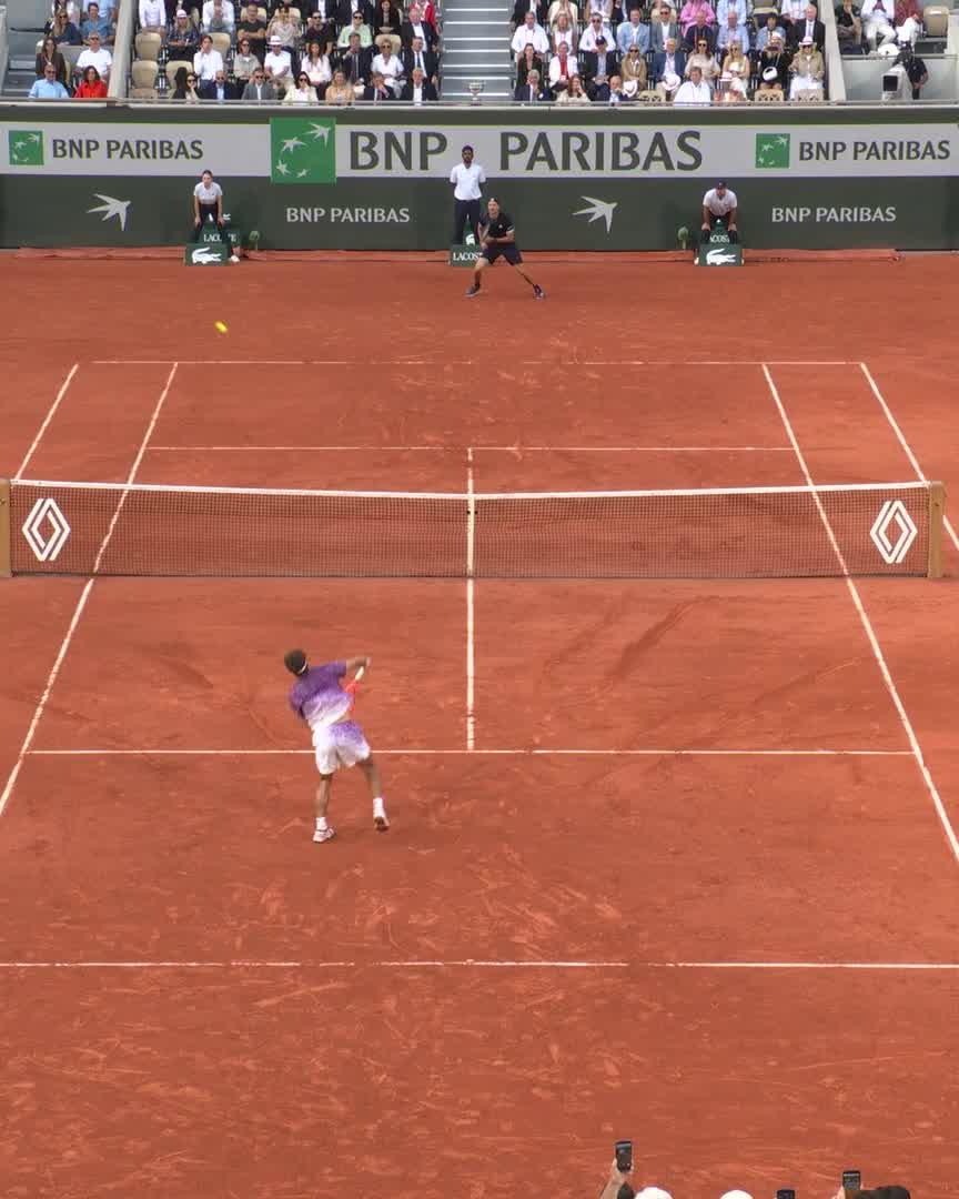 HE DID IT 🏆 #RolandGarros