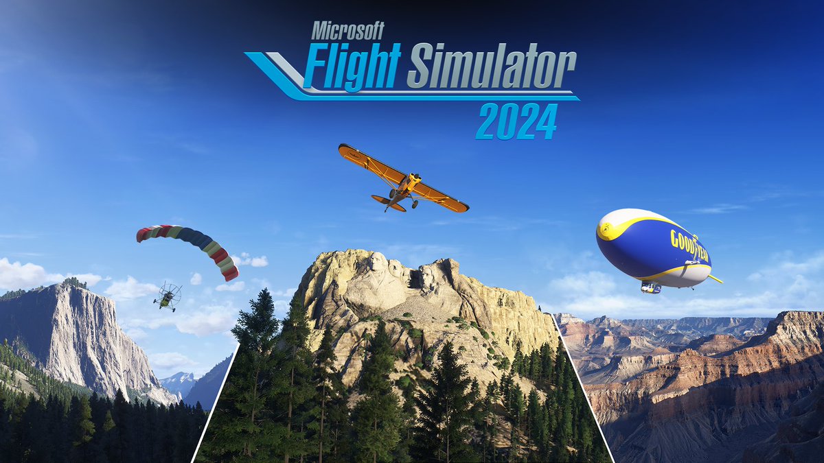 Soar above US National Parks and see nature’s majesty ✈️ World Update 22 lands in Microsoft Flight Simulator on July 4: | #XBOXShowcase