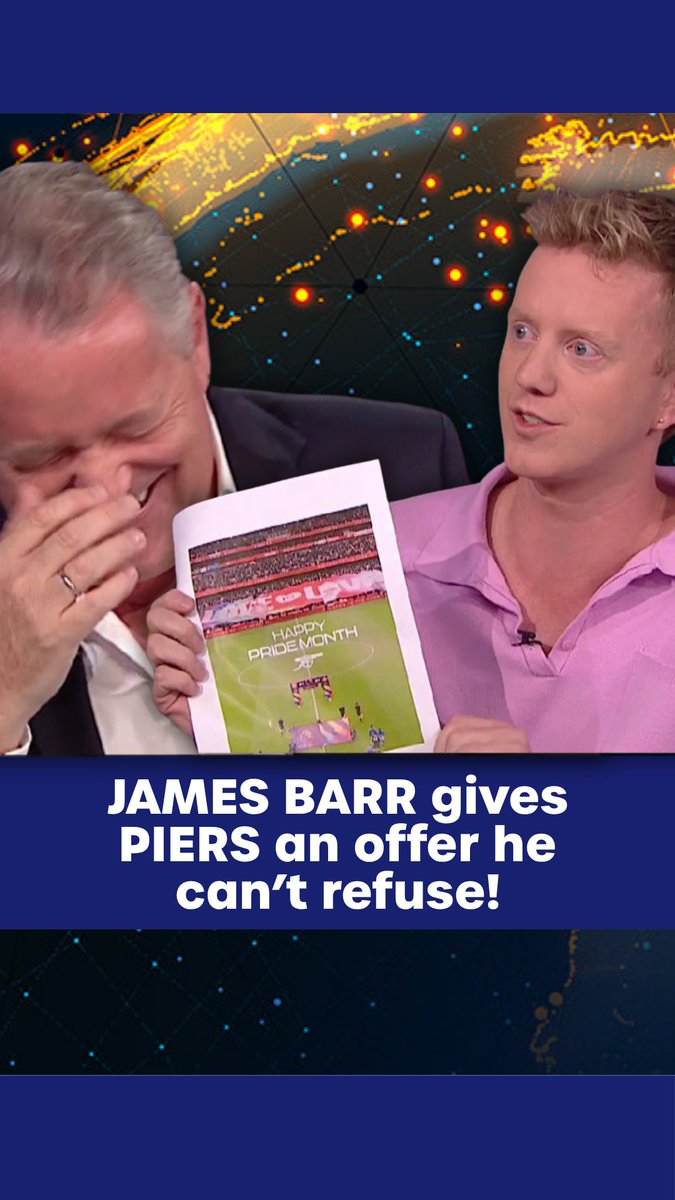 BREAKING: Sighting of rare case of Piers Morgan being lost for words... Piers Morgan | James barr