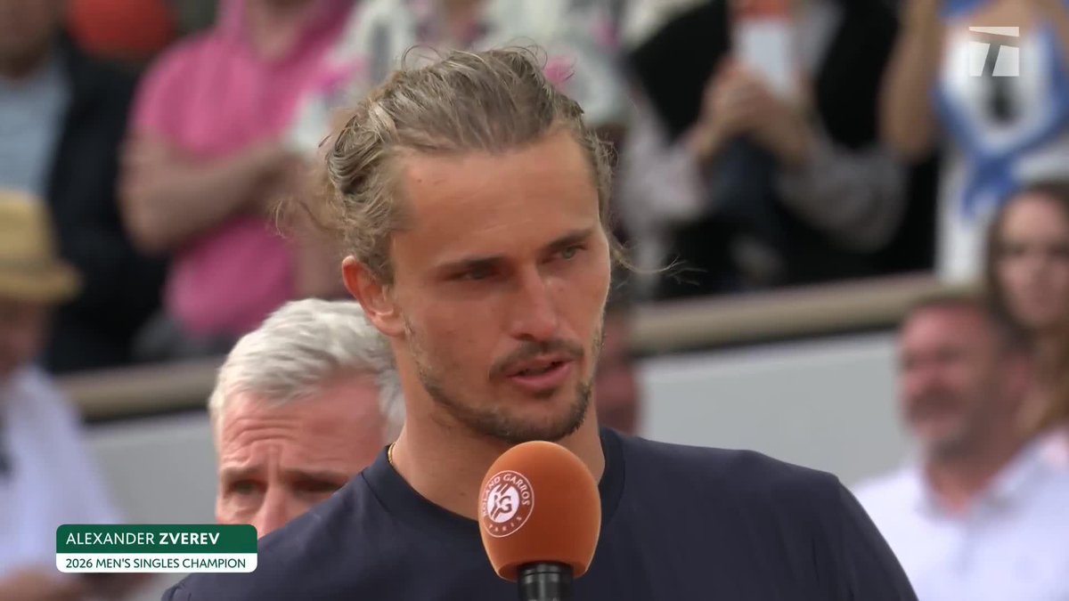 “I’ve had the best moments of my life on this court and the worst moments of my life on this court.” 🥲 Alexander Zverev finally got his happy ending, winning his first major title today. 📖😁 #RolandGarros