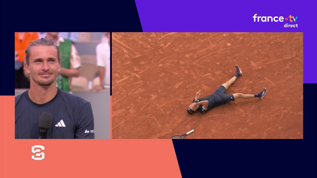 #RolandGarros | 😤 Alexander Zverev : "Si je n’avais pas gagné cette finale, je pense que je n’aurais jamais gagné (de titre du Grand Chelem)."