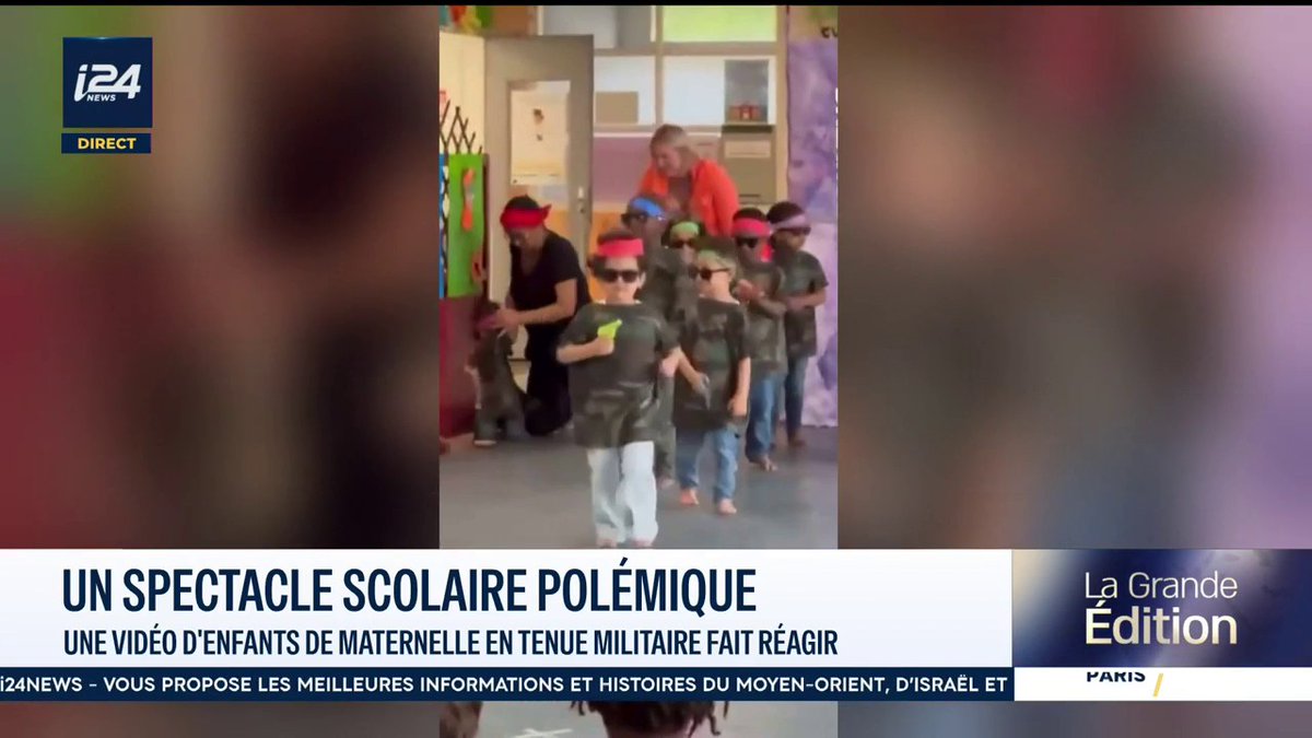 🔴 « Le scandale, ce n’est pas seulement le déguisement militaire : c’est qu’à 5 ans, on puisse transformer la guerre en spectacle scolaire », Céline Pina dans #LaGrandeÉdition