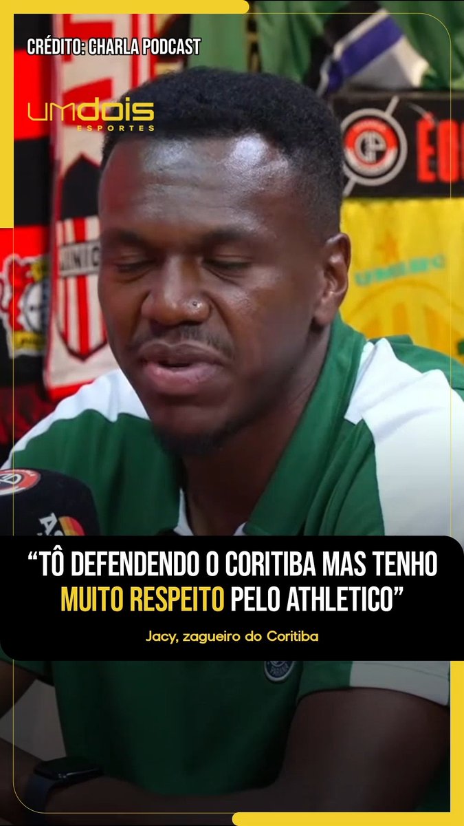 Jacy relembra passagem na base do Athletico: "É um clube onde que me abriu as portas, me ensinou várias coisas. Tipo, a estrutura do Athletico ali na base, ela é muito bem no sentido de te dar tudo. Eu lembro que lá eu fiz aula de inglês, fiz aula de etiqueta. Pô, fiz aula de etiqueta, eu nem sabia que tinha tanto garfo e faca, talheres e copo, as coisas assim numa mesa. Eles te formavam não só como jogador, mas como pessoa" 🎥 Charla Podcast