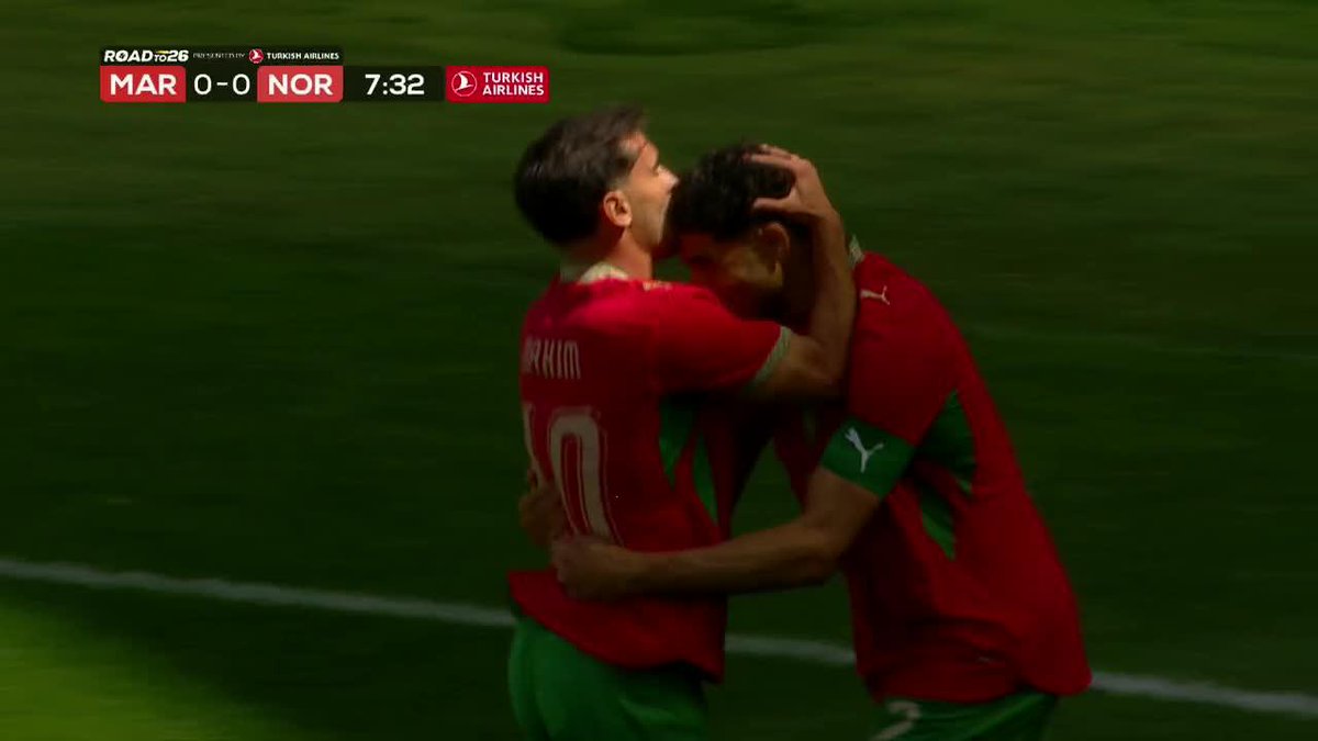 BRAHIM DIAZ OPENS THE SCORING AGAINST NORWAY 🇲🇦