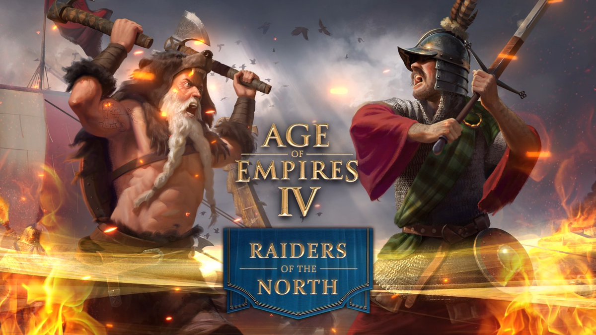 Raid. Defend. Evolve. ⚔️ Dominion of the North Sea awaits with Raiders of the North, an upcoming DLC for #AoEIV! Command two new powerful civilizations: the Vikings and the Scots, as you explore new systems, expanded Crucible missions, and dynamic new battlefields. Wishlist today! Steam: Microsoft Store: Xbox: