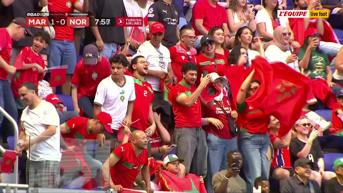 🇲🇦-🇳🇴 Brahim Diaz ouvre le score pour le Maroc suite à un contre éclair Le direct sur L'Équipe live foot > #lequipeFOOT