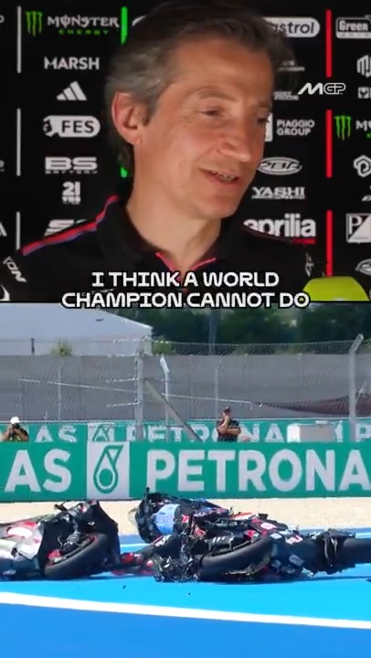 In case you were wondering what Massimo Rivola thought about the start... 👀🍿 #HungarianGP 🇭🇺