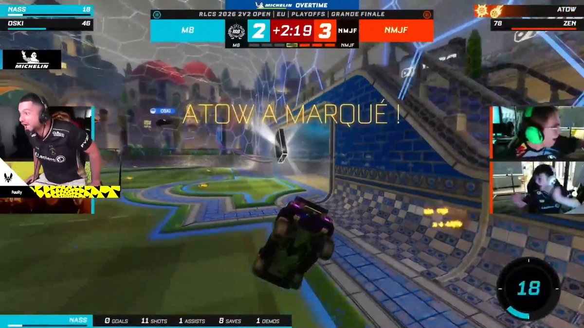 Vitality zen 🙈🦦 KC Atow. 🇧🇪 Rocket League Esports Le but de la victoire, un bijou signé KC Atow. 🇧🇪 💎