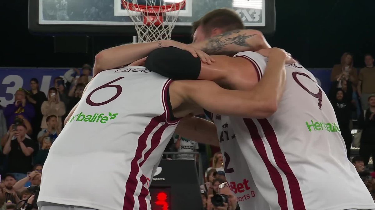 GOLD FOR LATVIA 🇱🇻! 🥇 They take down Germany 🇩🇪 to finally become the World Champions 🔥 #3x3WC