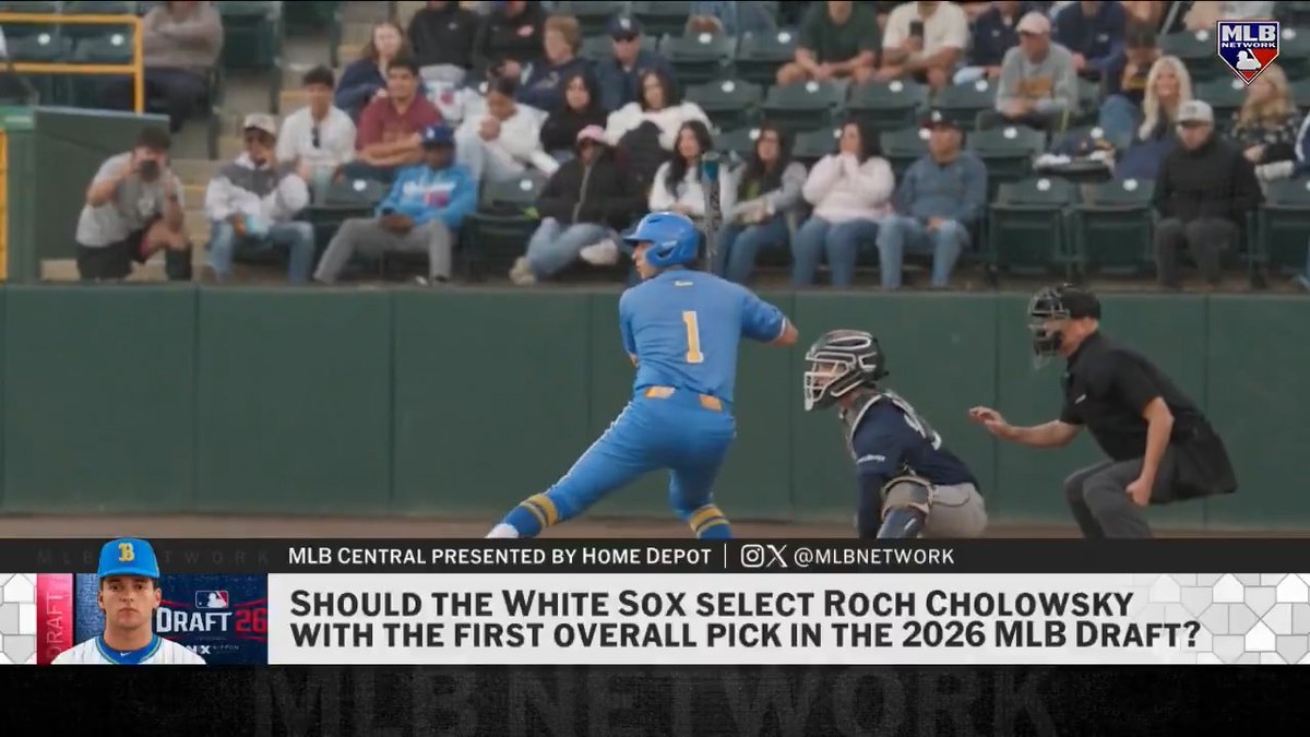 Should the White Sox select Roch Cholowsky with the No. 1 pick in the 2026 MLB Draft? “I think the probability they take him is around 40%. I think there's a 40% chance they go Grady Emerson... For me, personally, it's Roch or nobody.” - Lance Brozdowski