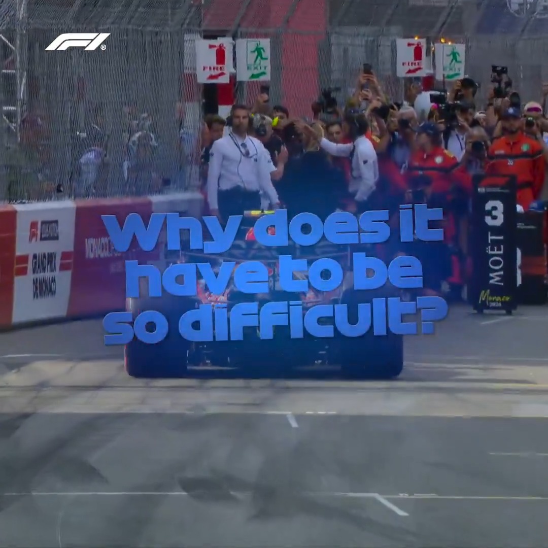 Isack Hadjar certainly worked hard out there to earn his first podium of the season! 😮‍💨 #F1 #MonacoGP