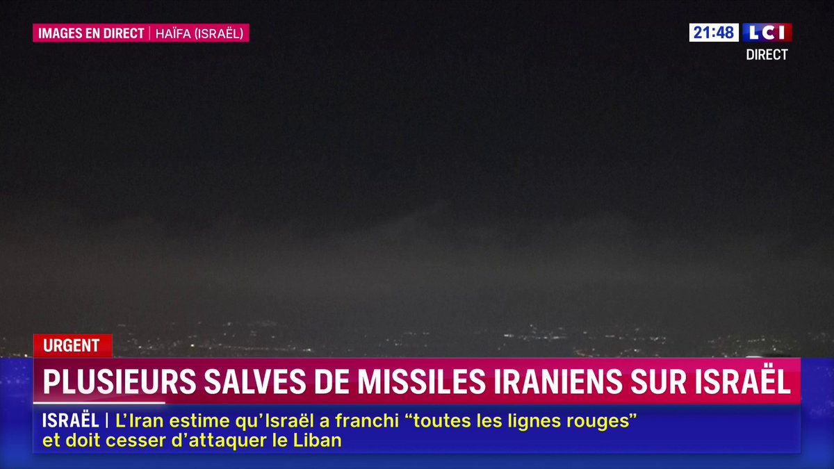 🔴 Israël indique être la cible de missiles iraniens rompant un cessez-le-feu déjà très fragilisé au centième jour de la guerre au Moyen-Orient