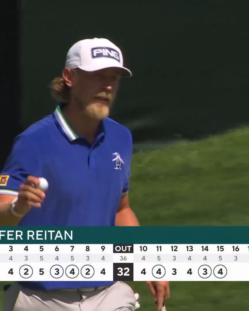 "One of the up-and-downs of the year." 😲 Kristoffer Reitan avoids disaster on No. 15 the Memorial. (Presented by CDW Corporation)