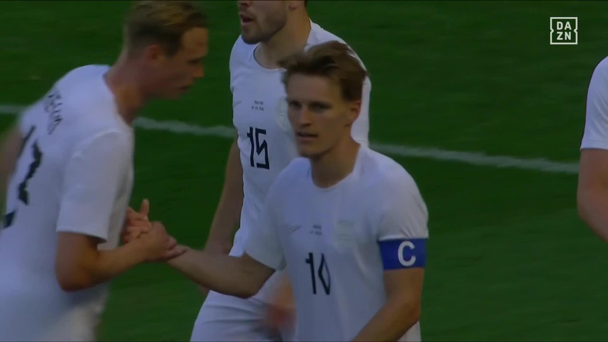 鮮やかにカムバック‼️ 9ヶ月ぶりの代表復帰戦で決めた🔥 🇳🇴ウーデゴールが左足ダイレクトで突き刺す 🌍国際親善試合 🆚モロッコ×ノルウェー 📱 #DAZN ライブ配信中 #FIFAワールドカップ #本気で楽しむならDAZN