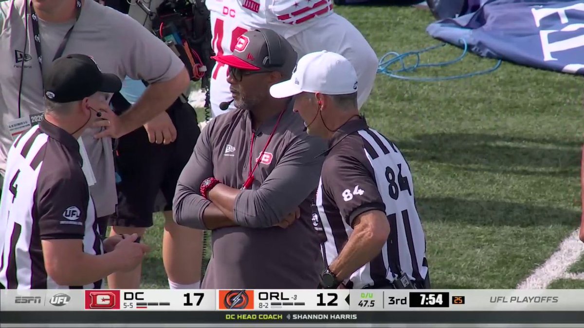 The Storm's 60-yd touchdown was wiped away after the Defenders successfully won the challenge 😳 Defenders-Storm on ABC and the ESPN App 🍿