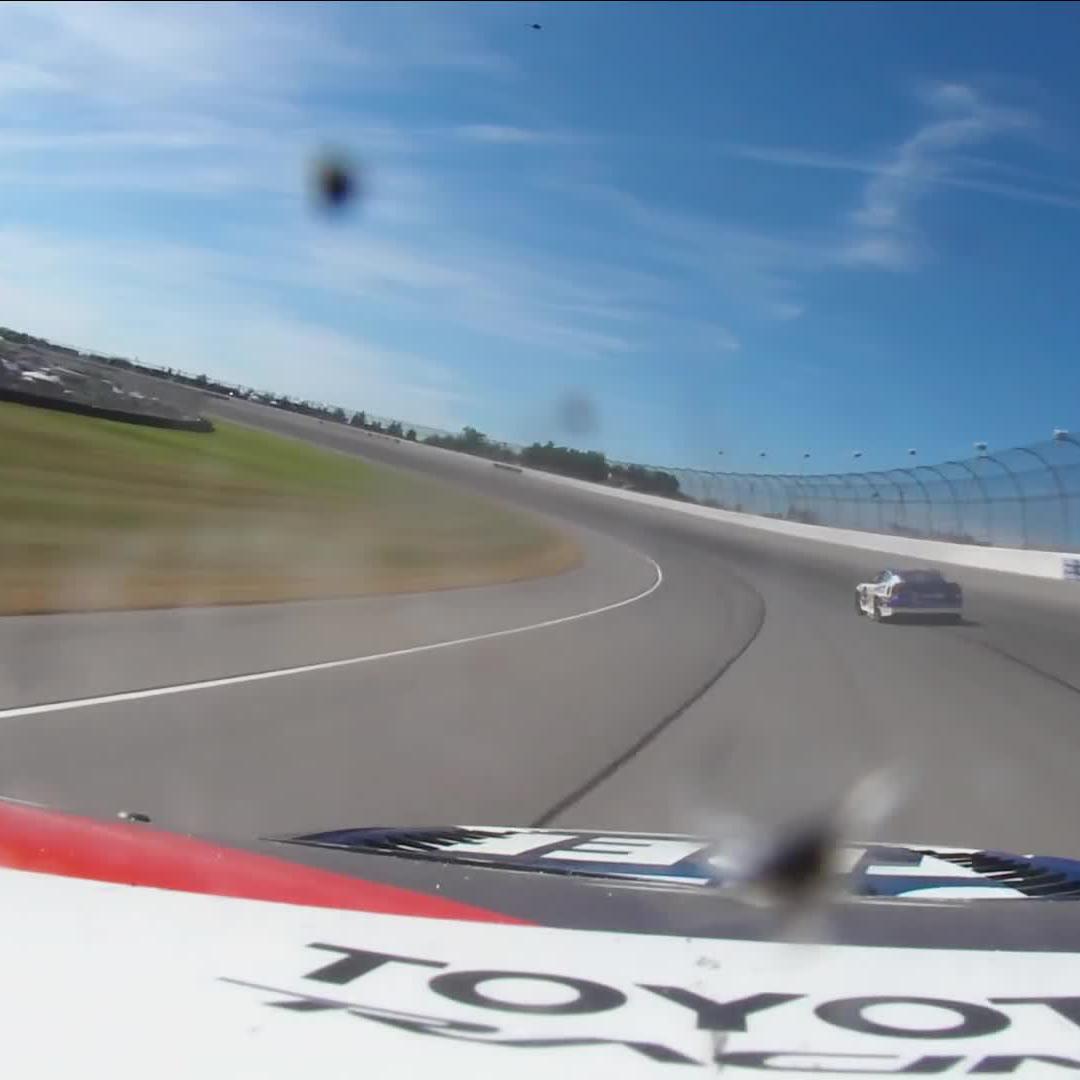 Stage 2 comes to a close at Michigan International Speedway with Chase Elliott out front.