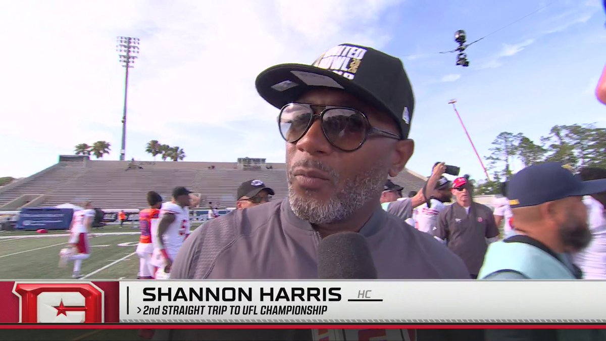 "We owe it to our fans!" DC Defenders head coach Shannon Harris is excited to play in the United Bowl back at home 👏