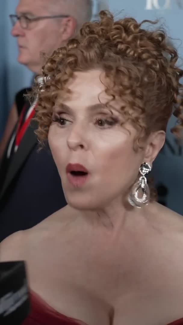 Bernadette Peters on being back on Broadway and the power of feel-good theater at the 2026 Tony Awards. #TonyAwards #BernadettePeters #broadway