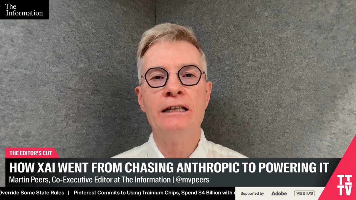 xAI’s development of artificial intelligence is “a mess”, Co-Executive Editor Martin Peers says. “Elon has fired most of the people who he originally hired at xAI." "He has a tendency to set unrealistic deadlines. And when they're not met, he just fires people.”