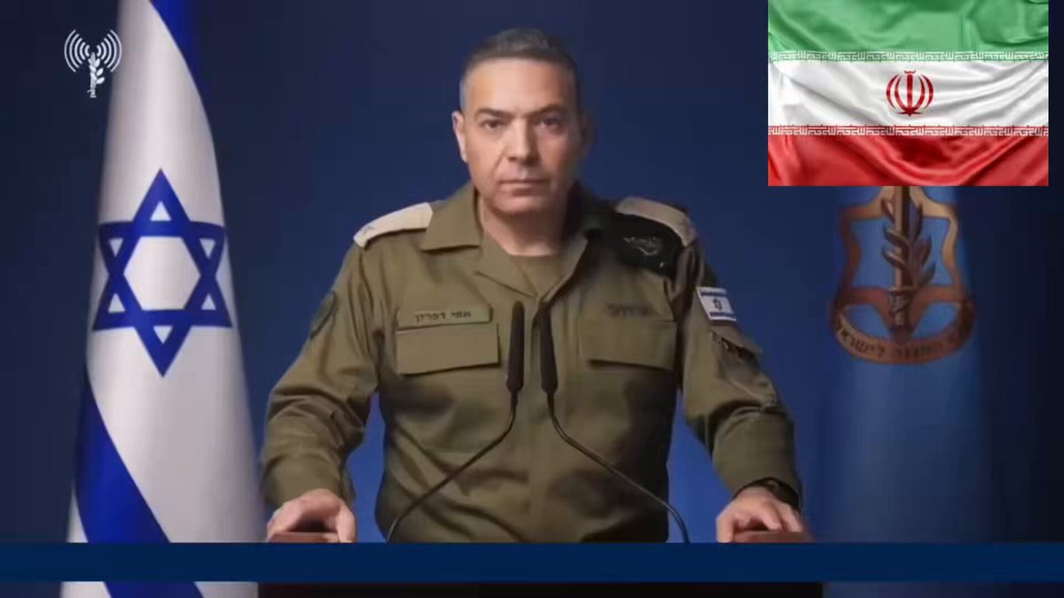 🇮🇱🇮🇷| El Portavoz de las Fuerzas de Defensa de Israel: “El régimen iraní cometió un grave error al elegir nuevamente el terrorismo”.🔥