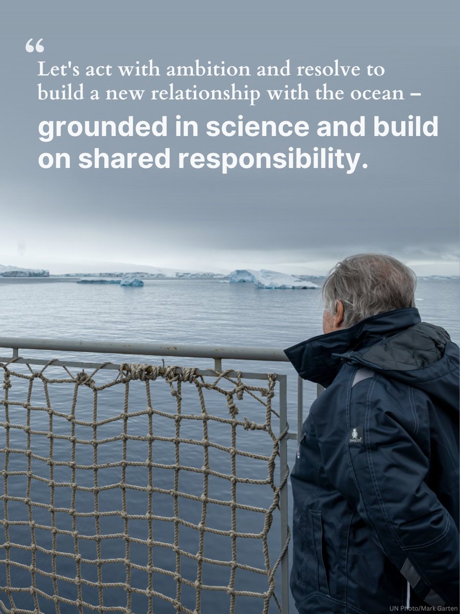 The ocean reminds us we are bound together. It shapes our climate, sustains ecosystems & economies, and feeds billions. On World Ocean Day, let's act with ambition & resolve to build a new relationship with the ocean – grounded in science & build on shared responsibility.