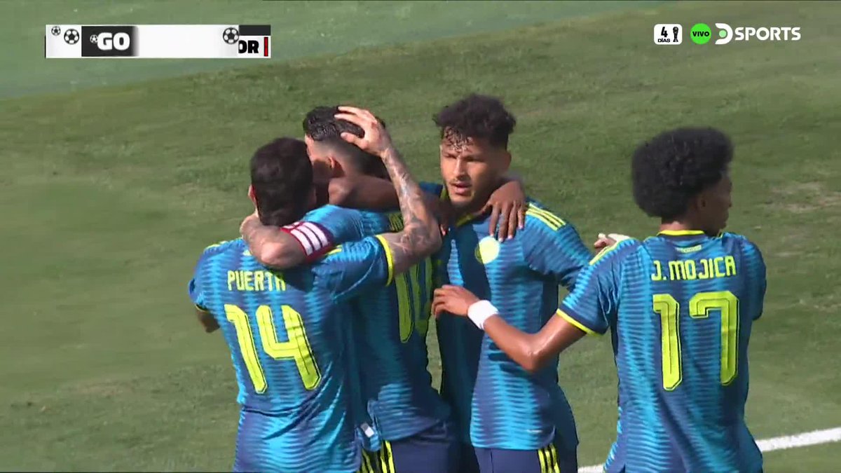 Luis Díaz, Puerta, James y Arias 🇨🇴 Se juntaron los buenos en Colombia y encontraron el gol para el 1-0 a Jordania.