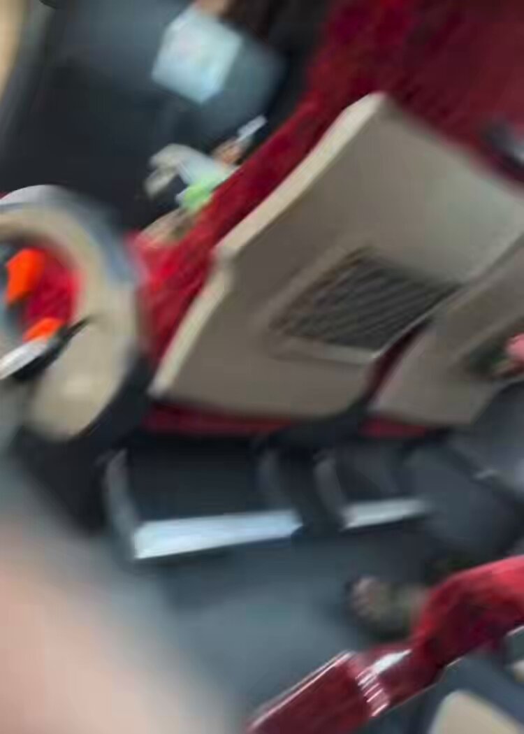 違います｡ 日本では、電車の中のカーテンは タオルではありませんよ❓