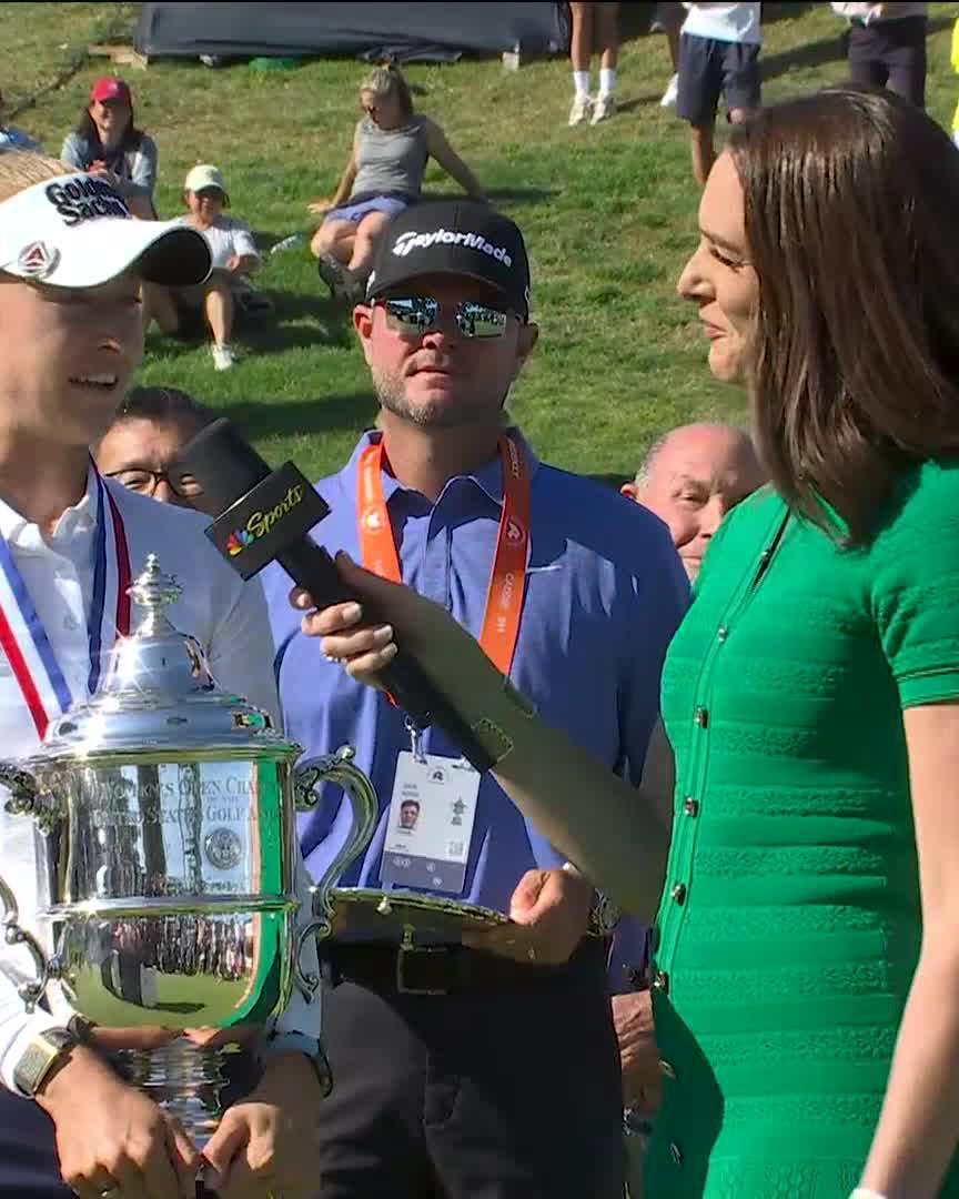 "I really feel like I'm in a dream" Nelly Korda was emotional after winning the U.S. Women's Open at Riviera 🏆