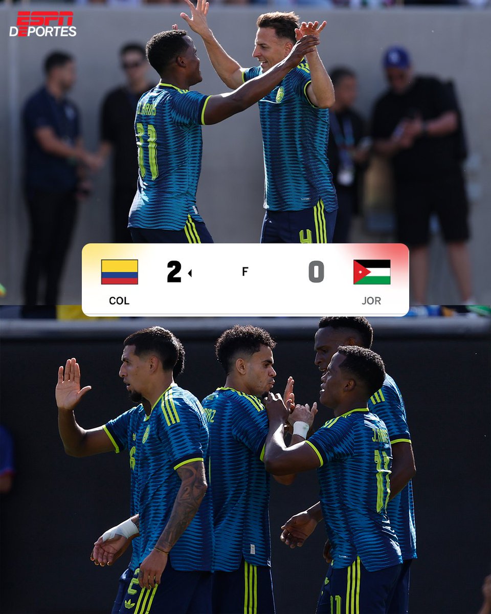 Colombia cierra su preparación para el Mundial con victoria ante Jordania.🇨🇴⚽️🤩