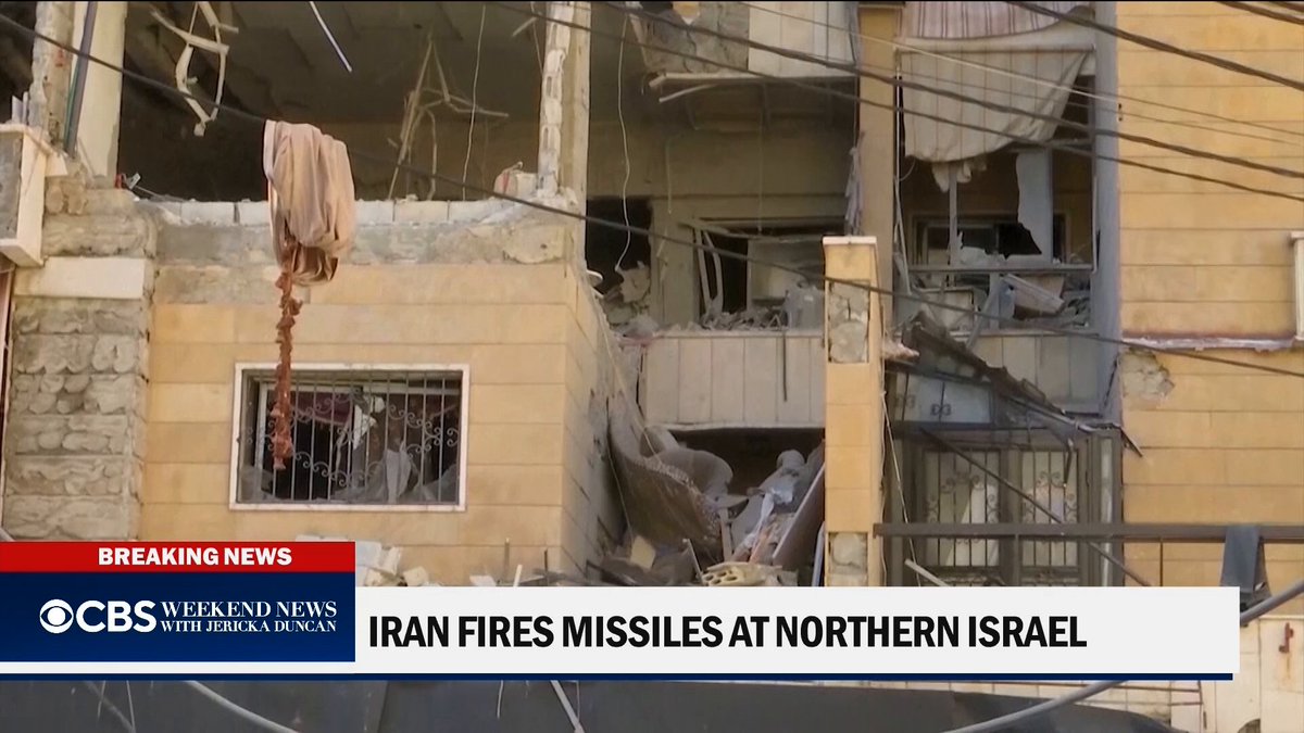 For the first time since the ceasefire went into effect in April, Iran launched missiles toward Israel on Sunday. The Iranian retaliation came after Israeli forces bombed suspected Hezbollah strongholds in southern Beirut, just days after President Trump said he managed to reign in Israeli Prime Minister Benjamin Netanyahu from bombing the Lebanese capital. CBS News’ Charlie D'Agata has more.