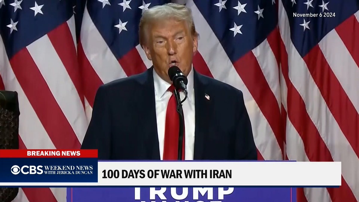 On Day 100 of the conflict with Iran, President Trump told several outlets that he is asking Israel not to retaliate after Iran’s strikes, with hopes that he can preserve this very fragile ceasefire. CBS News’ Olivia Rinaldi reports.