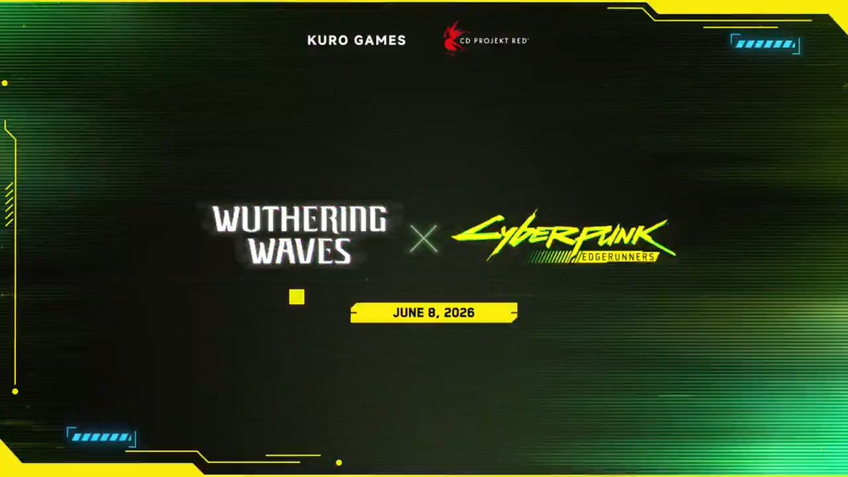 Get ready for a thrilling collaboration as Wuthering Waves teams up with Cyberpunk: Edgerunners in Version 3.4, launching June 8th (UTC+8). Log in to unlock the 5-Star Resonator Rebecca for free! Download now: #WutheringWaves