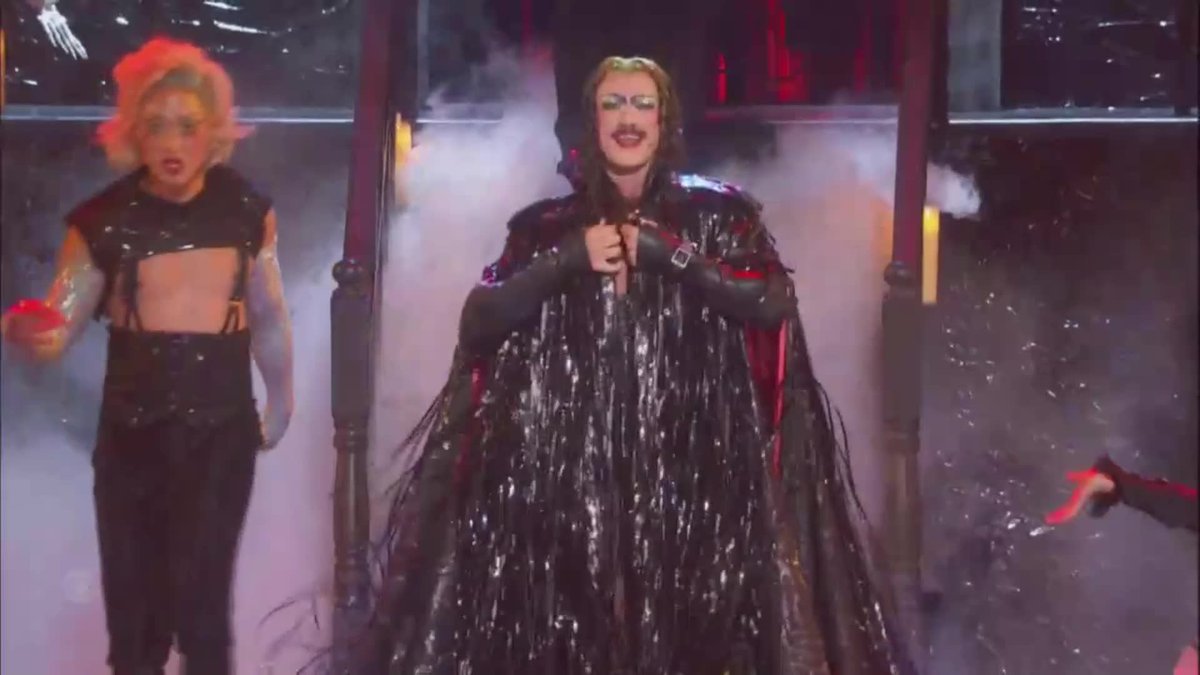 Luke Evans performs as Frank-N-Furter at the 2026 Tony Awards. #Tonys #LukeEvans #RockyHorror