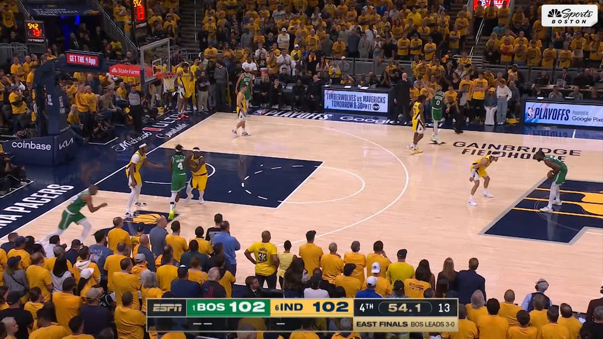 They swept the same Pacers team that smoked the Knicks 2 years in a row