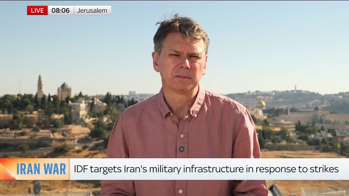 Iran has launched a wave of missiles towards Israel, and Israel has responded with strikes on Iran. Iran launched the attack in response to Israeli strikes on Lebanon, the Islamic Revolutionary Guard Corps (IRGC) says. @AdamParsons | | 📺 Sky 501