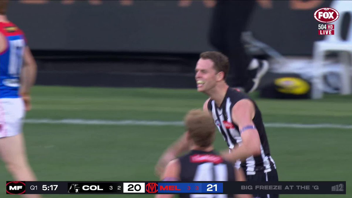 Mitch Podhajski, MITCH PODHAJSKI!! 🥹 The 27-year-old mid-season draftee kicks his first AFL goal on debut! 📺 Watch #AFLPiesDees on Ch.504 or stream on Kayo: ✍️ BLOG 🔢 MATCH CENTRE