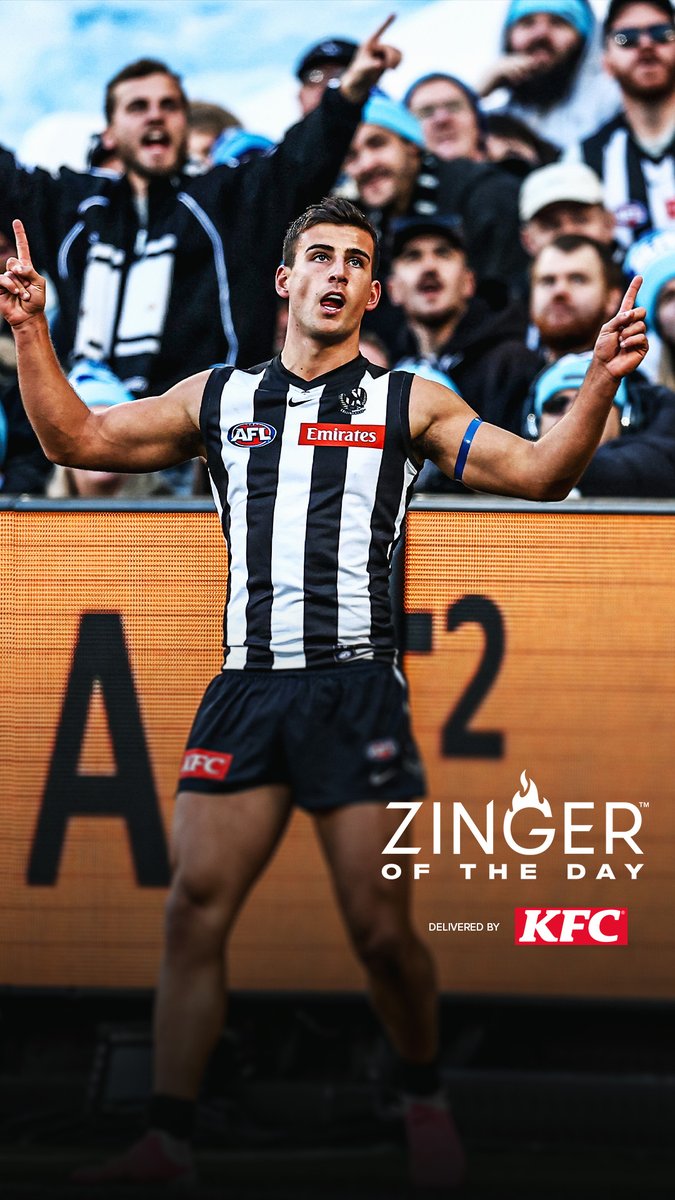 Nick Daicos, in a phone box 📞🤯 Our KFC Australia Zinger of the Day!