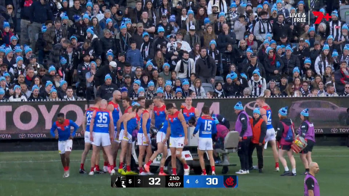 Thoughts with Brody Mihocek 🩵 #AFLPiesDees