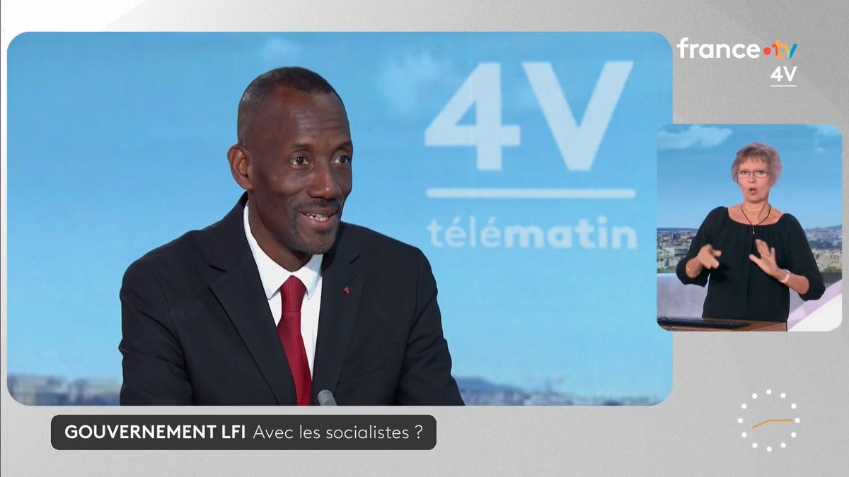 🗣️ "Nous n'avons pas de temps à perdre avec les socialistes. C'est au parti socialiste de clarifier sa ligne politique." 🔴 Bally Bagayoko, maire (LFI) de Saint-Denis et Pierrefitte-sur-Seine (93), précise le rapport de son parti avec les socialistes. #Les4V