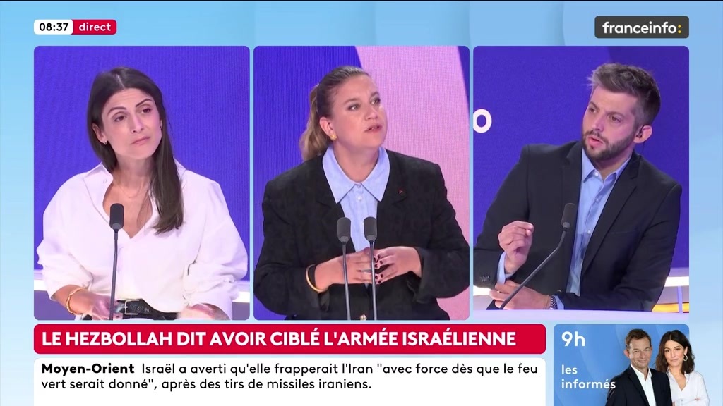 🔴 Guerre au Liban : faut-il désarmer le Hezbollah ? ➡️ "Le Hezbollah est un prétexte. Il n’y a pas une guerre d’Israël contre le Hezbollah. Il y a une guerre d’Israël et Netanyahou contre le peuple libanais", dit Mathilde Panot, présidente du groupe LFI à l’Assemblée nationale