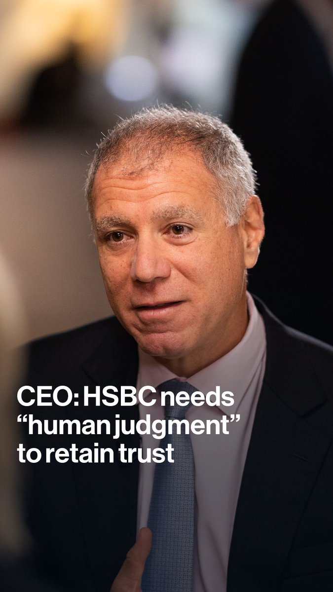 HSBC CEO Georges Elhedery tells Francine Lacqua that AI is already proving productivity gains, but "human judgment" must remain central to maintaining customer trust