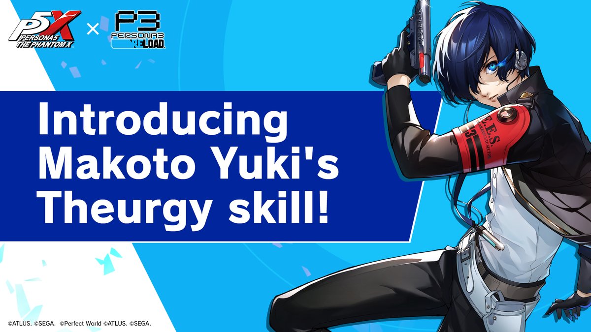 / Exclusive to P3R characters! What is Theurgy? 🔍 \ #MakotoYuki, available now, can unleash two different Theurgies: Cadenza and Ardhanari! 🌙 #P5XEN #P3R #P5X1stAnni #P3RxP5X