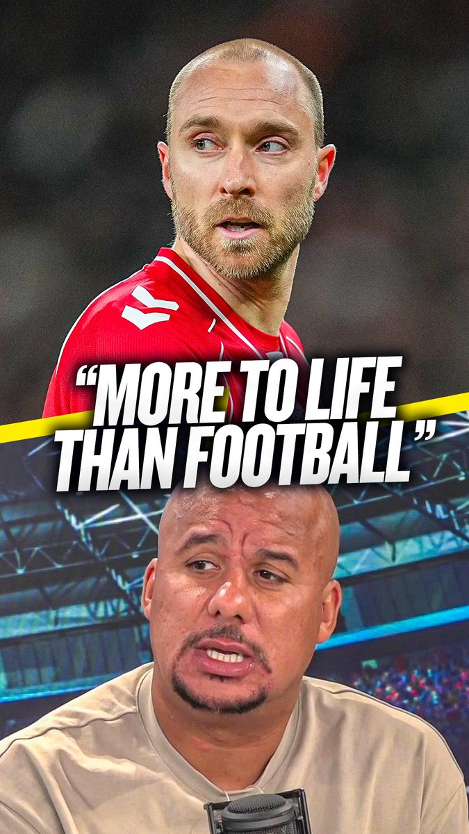 "I would [retire], there's more to life than football." "But it's hard because he may say he's nothing without football." Gabby Agbonlahor reacts to Christian Eriksen collapsing during Denmark vs Ukraine friendly.