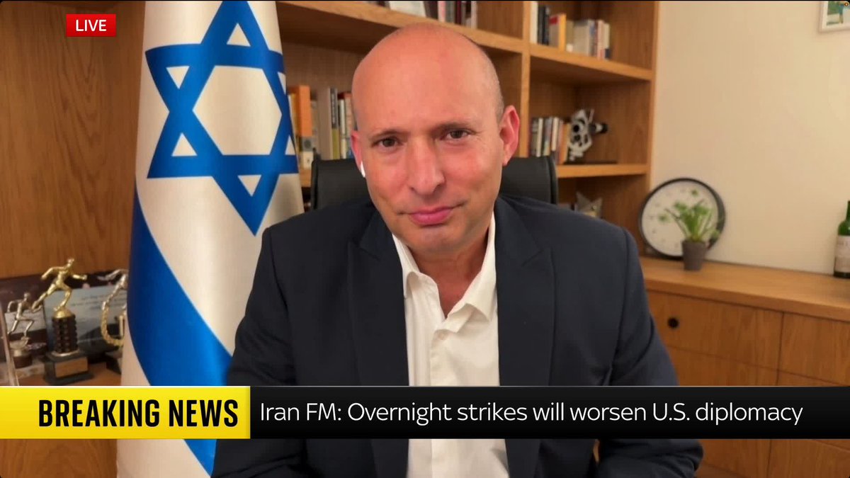 🗣️ 'We did nothing to provoke this attack' Wilfred Frost asks former Israeli prime minister Naftali Bennett if he thought Israel had to respond after Iran's strikes.