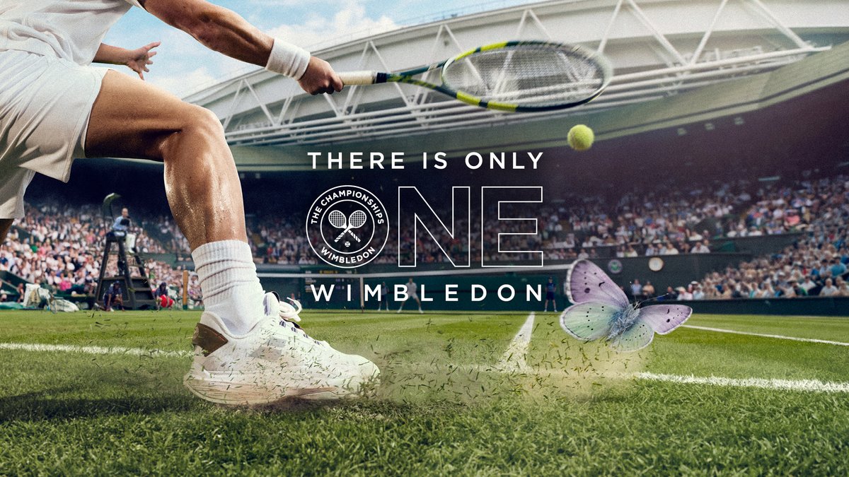 The Championships 2026. Where Beauty Meets the Battle. There is Only One Wimbledon 🦋