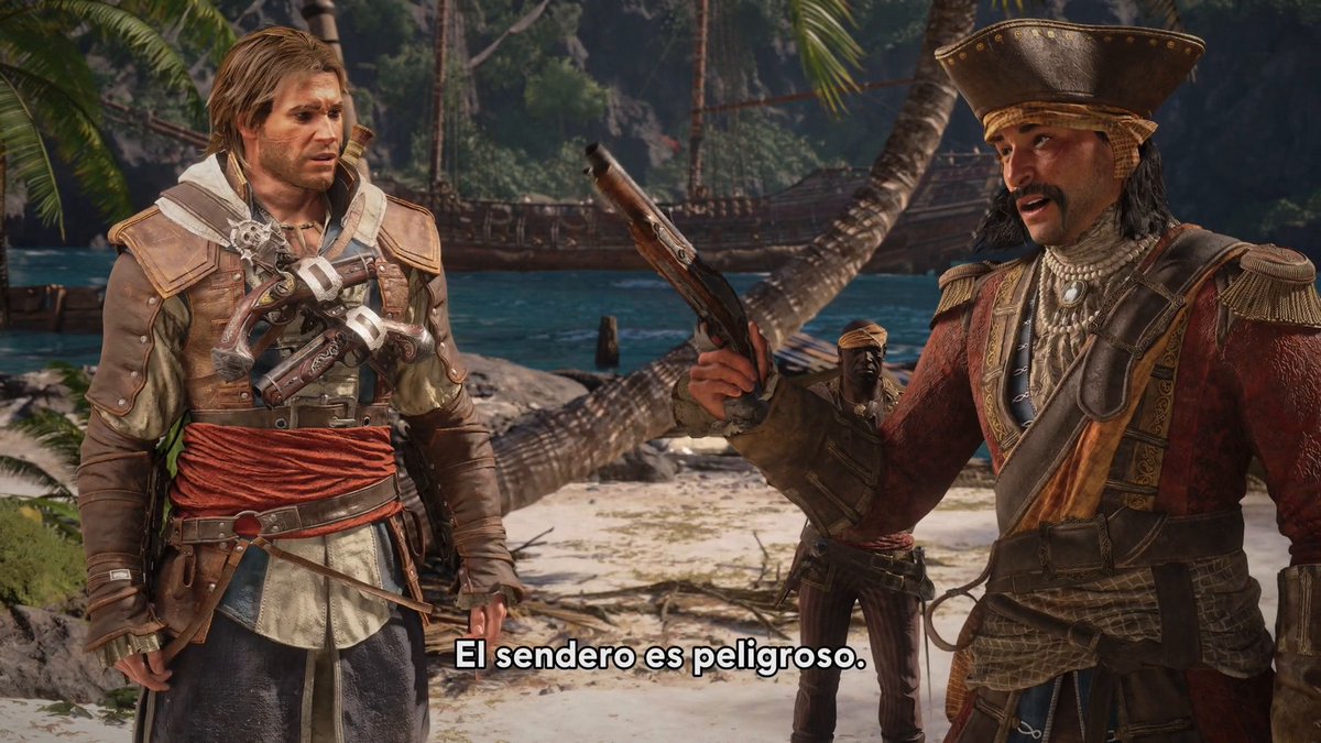 Echa un vistazo a Edward y a lo que te espera el 9 de julio en nuestro tráiler presentado en #SummerGameFest. 🎵 Leave Her Johnny, Resynced, reimaginada por Woodkid. #AssassinsCreed